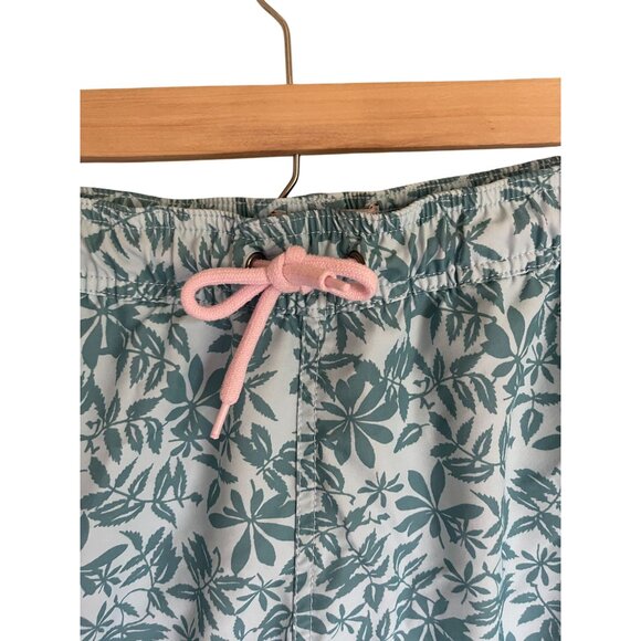 J. Crew Factory Flex Palm Leaf Print Swimsuit Size Medium - Picture 2 of 8